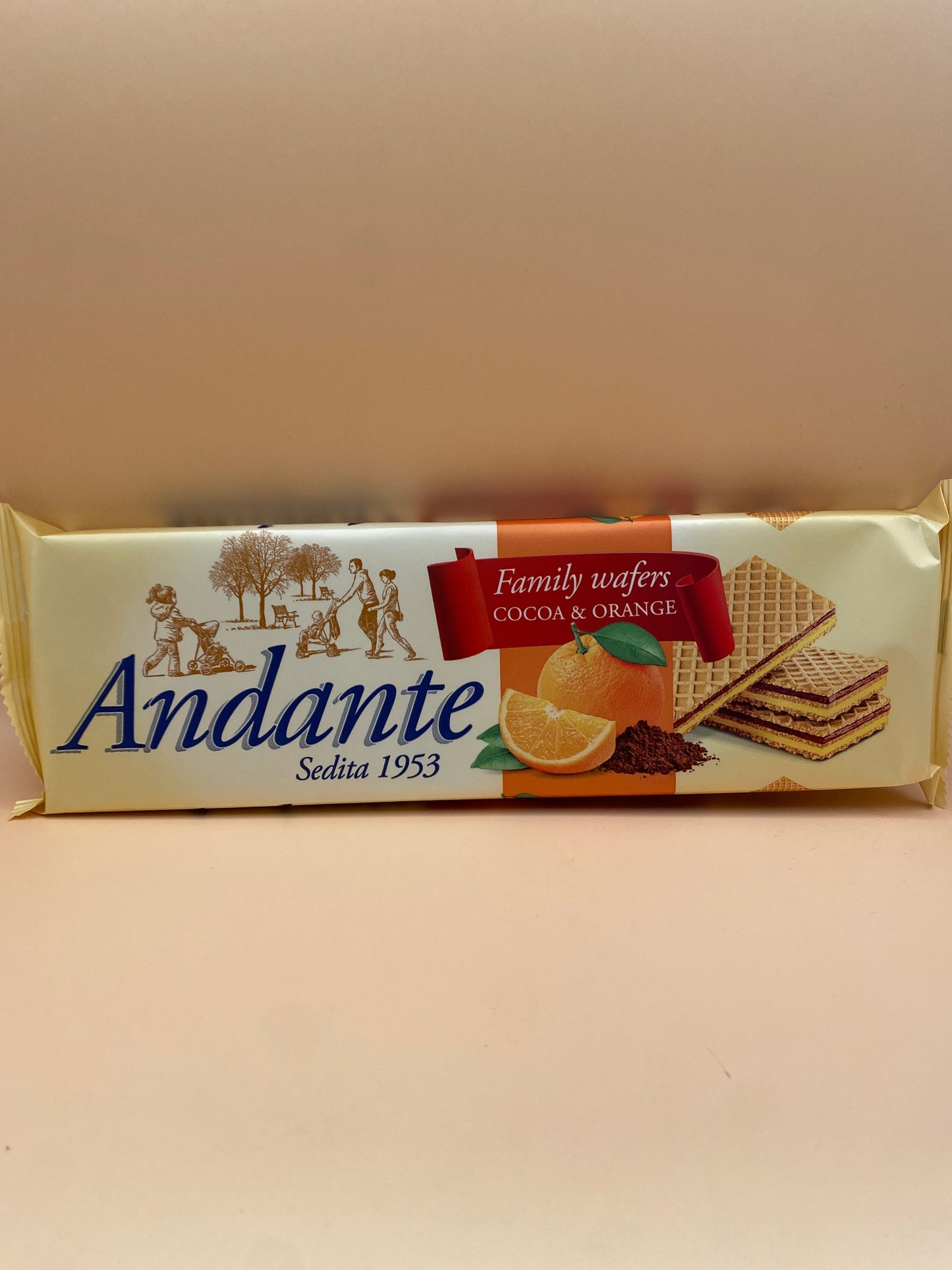 Andante Kakaós és narancsos krémmel töltött ostya 130g