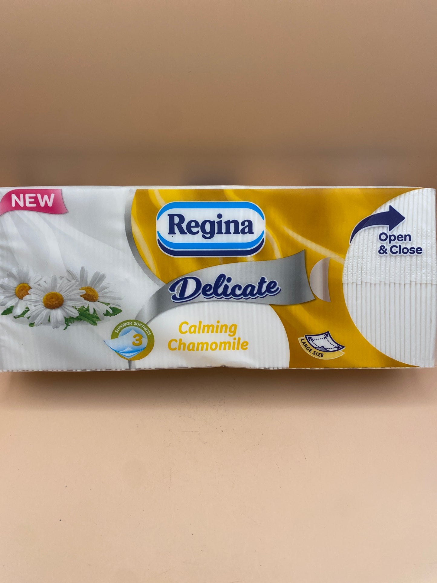 Regina Delicate papírzsebkendő Kamilla 3 rétegű 90 darab