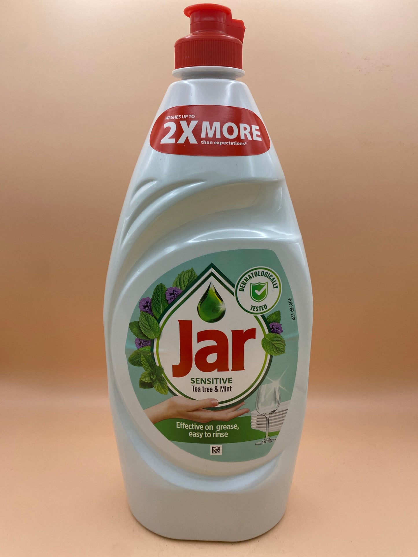 Jar Mosogatószer Sensitive 900 ml Tea tree & Mint