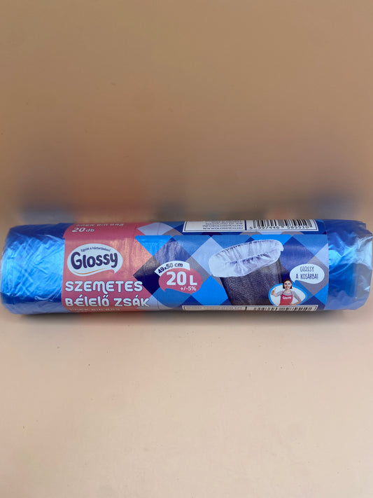 Glossy Szemetes bélelő zsák           20 literes 20 darab