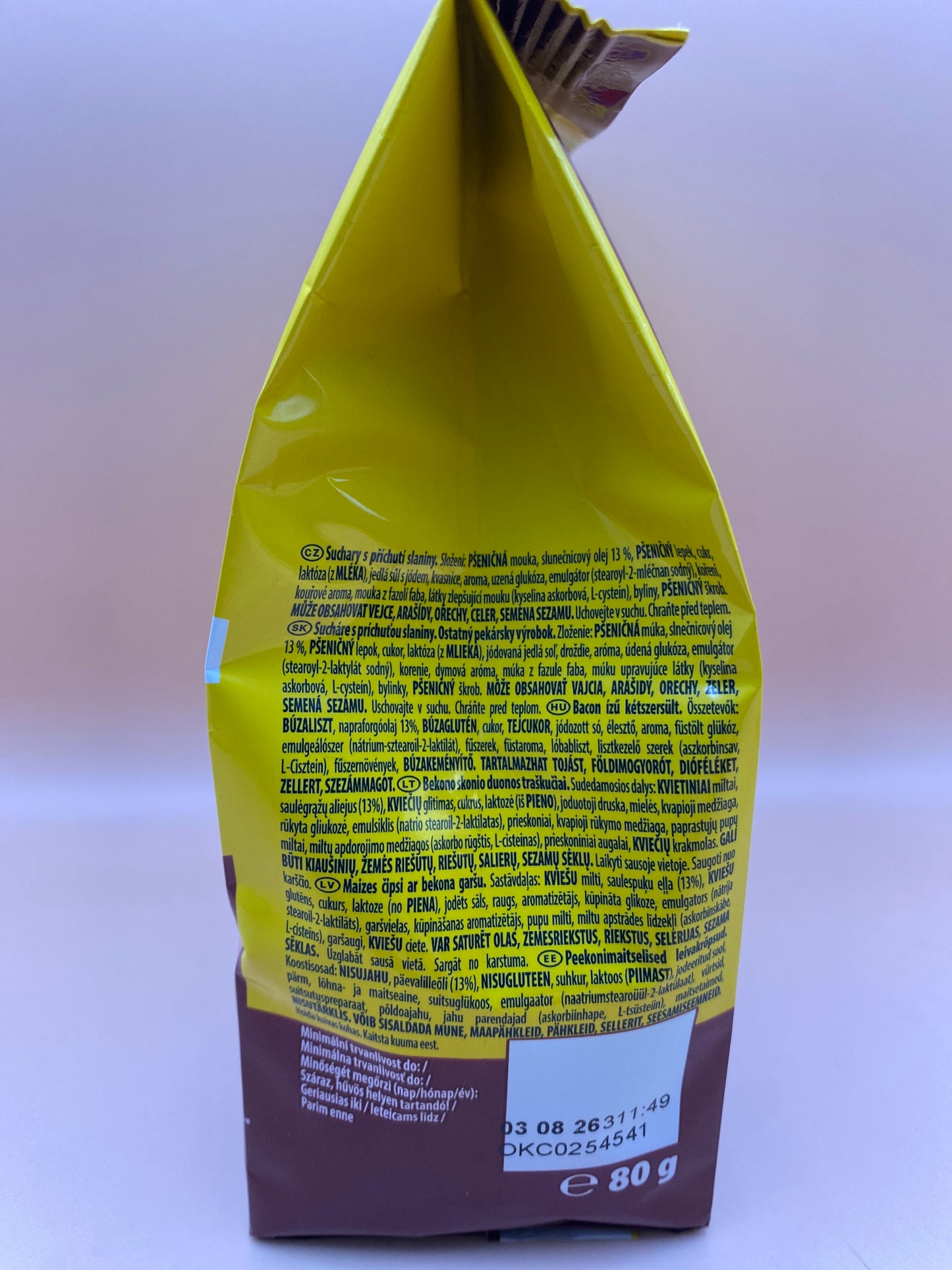 Tuc Bake Rolls Bacon ízű kétszersült 80g