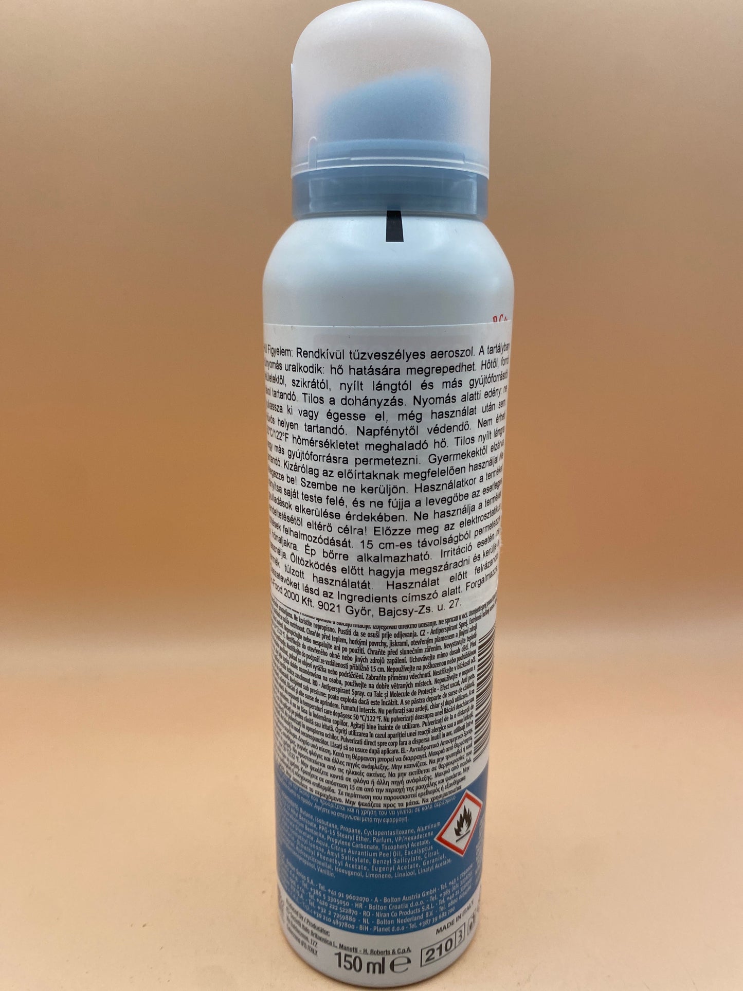 Borotalco Invisible fresh ocean scent Izzadásgátló deo spray 150ml