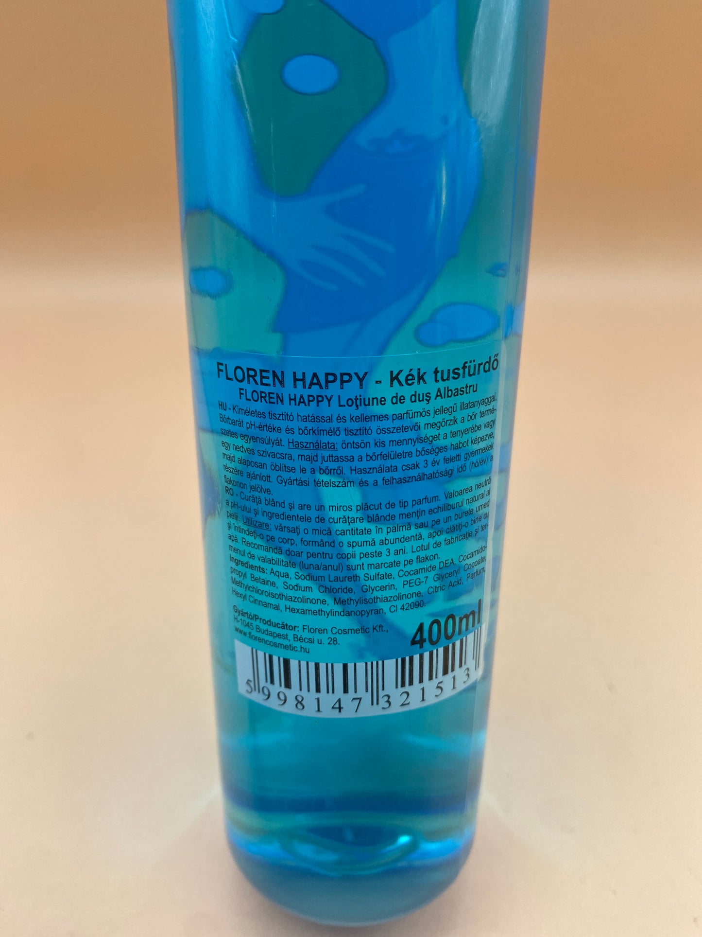 Floren Happy Kék tusfürdő 400 ml