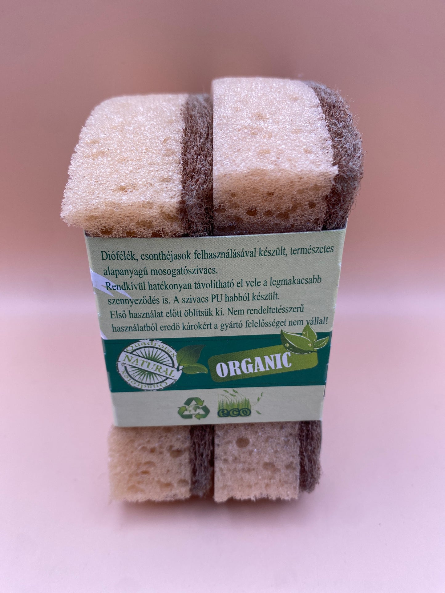 ECO Natural Mosogatószivacs          2 darab