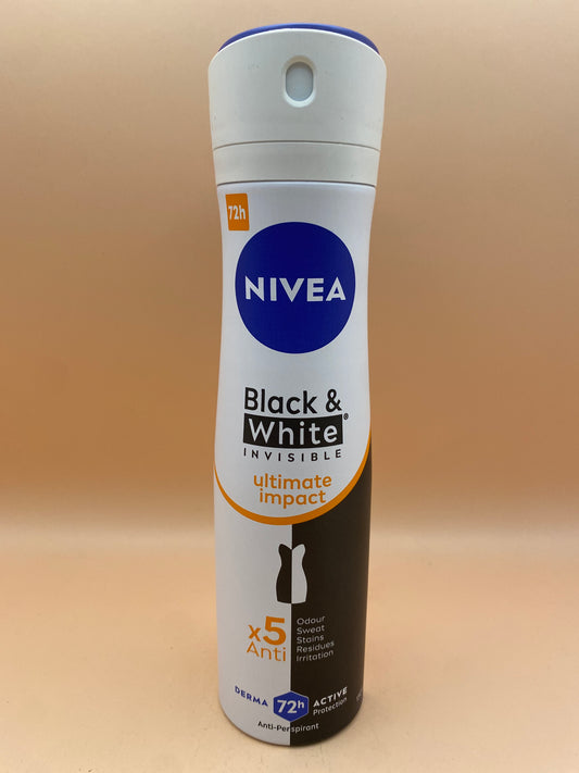 Nivea Black & White Izzadásgátló dezodor 150 ml