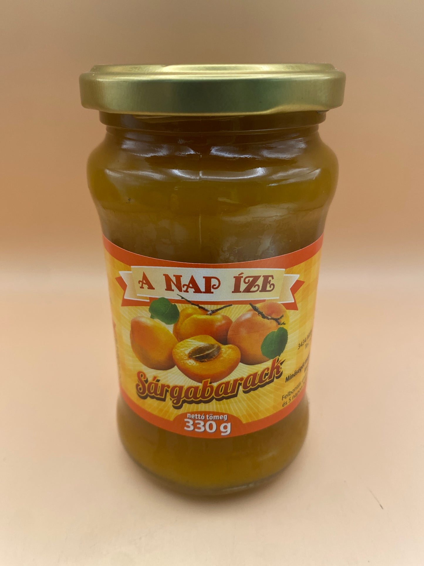 Nap íze Prémium Sárgabarack lekvár 330g