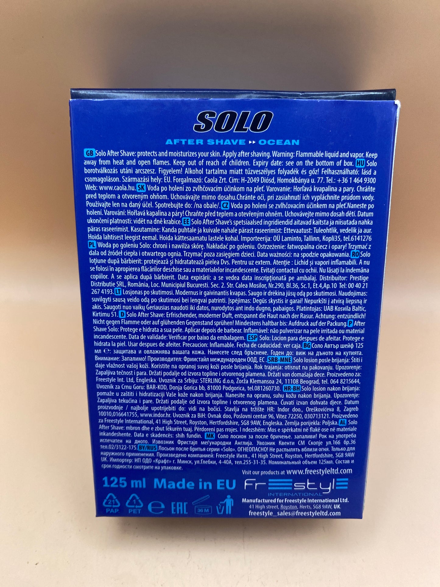 Solo Ócean After shave 125 ml