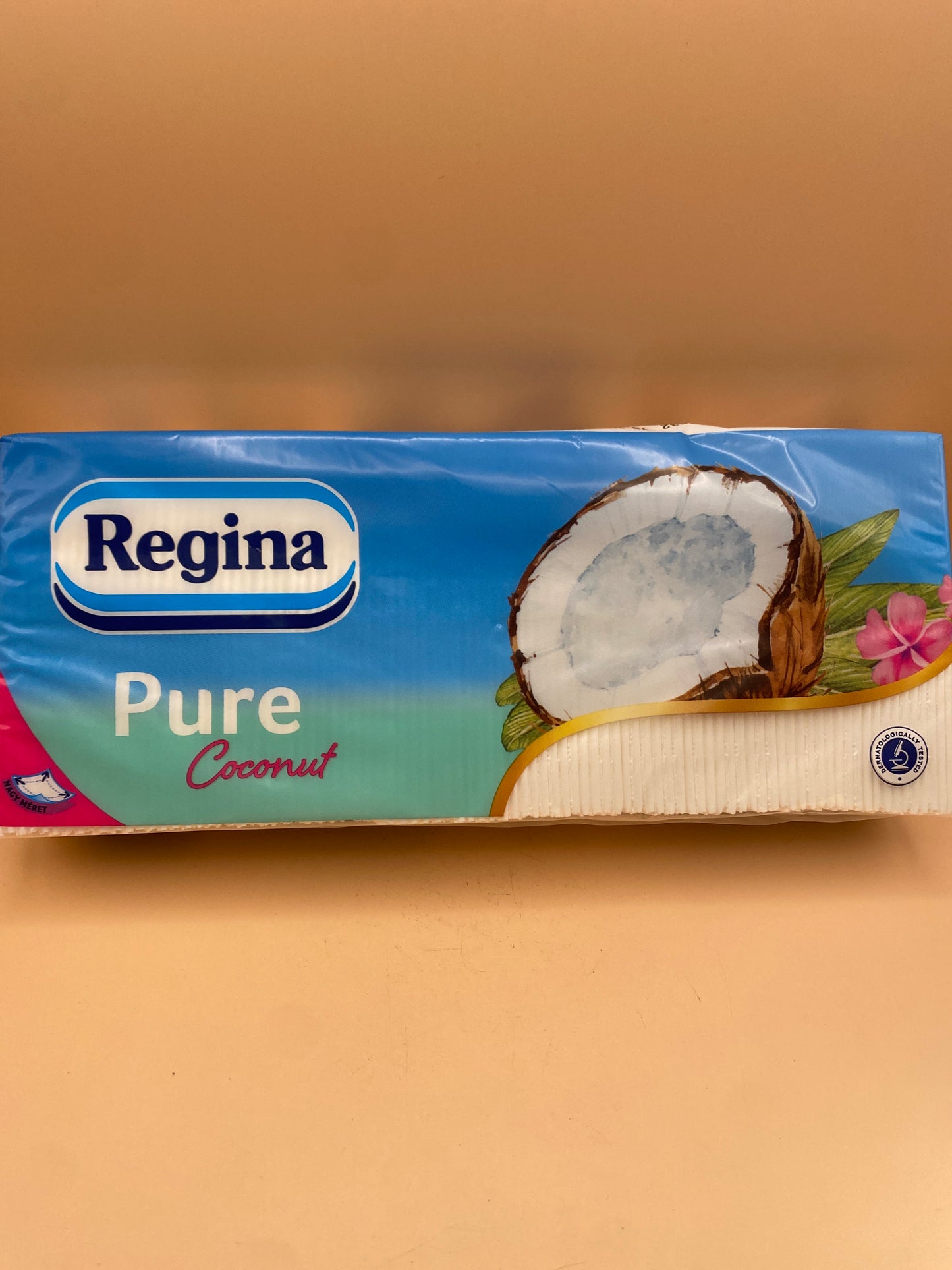 Regina Pure Coconut papírzsebkendő 3 rétegű 90 darab