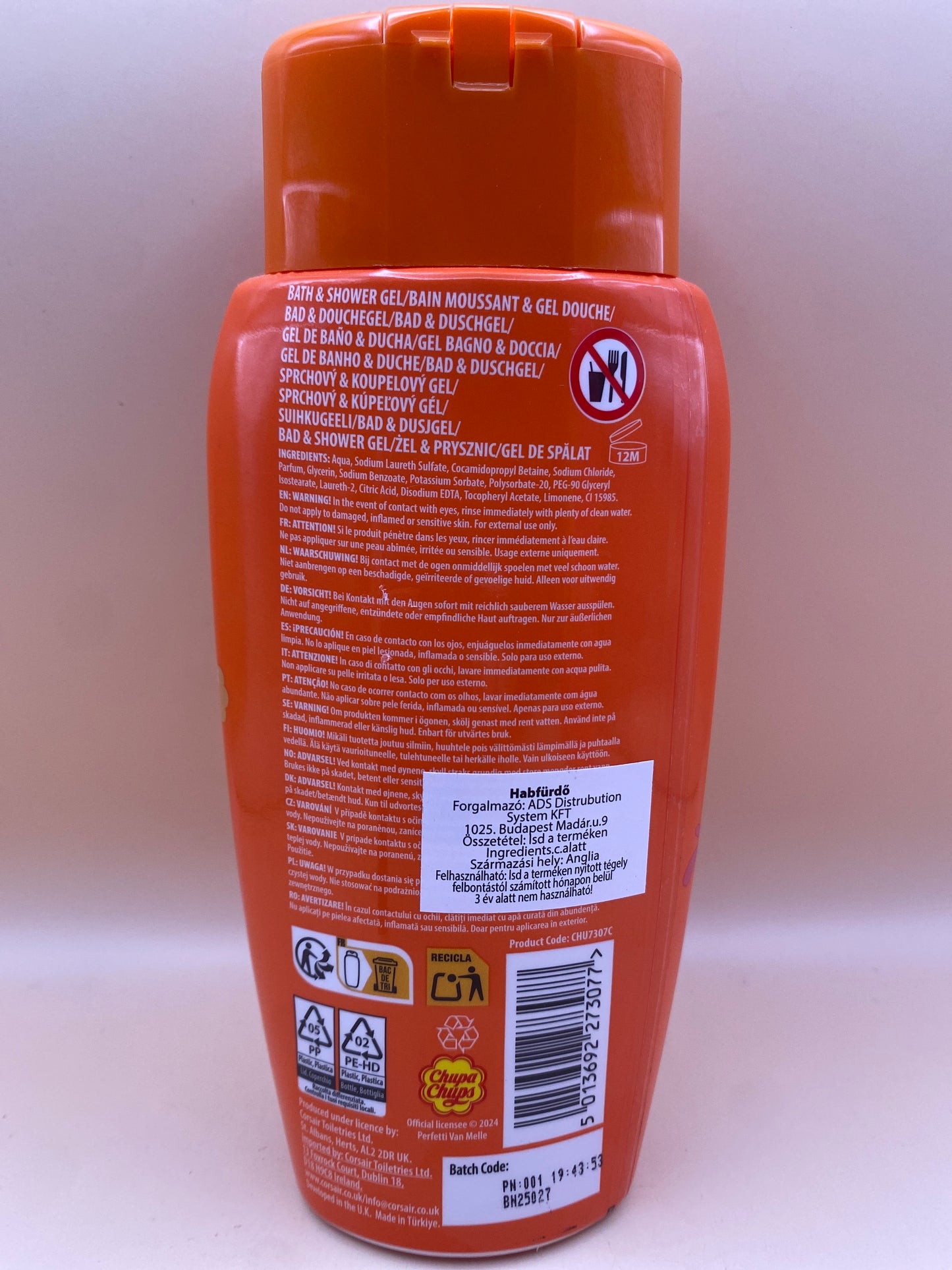 Chupa Chyps Habfürdő 300 ml   Tutti frutti
