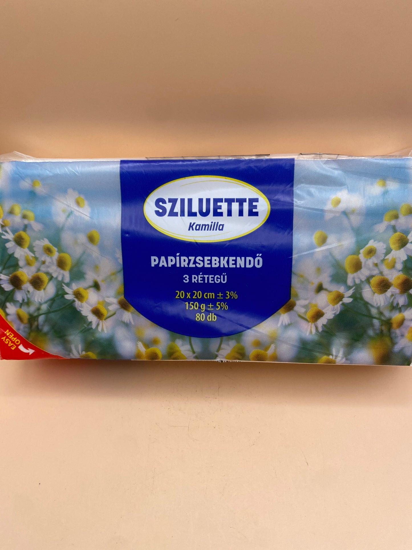 Sziluette Kamilla Papírzsebkendő  3rétegű 80 darab