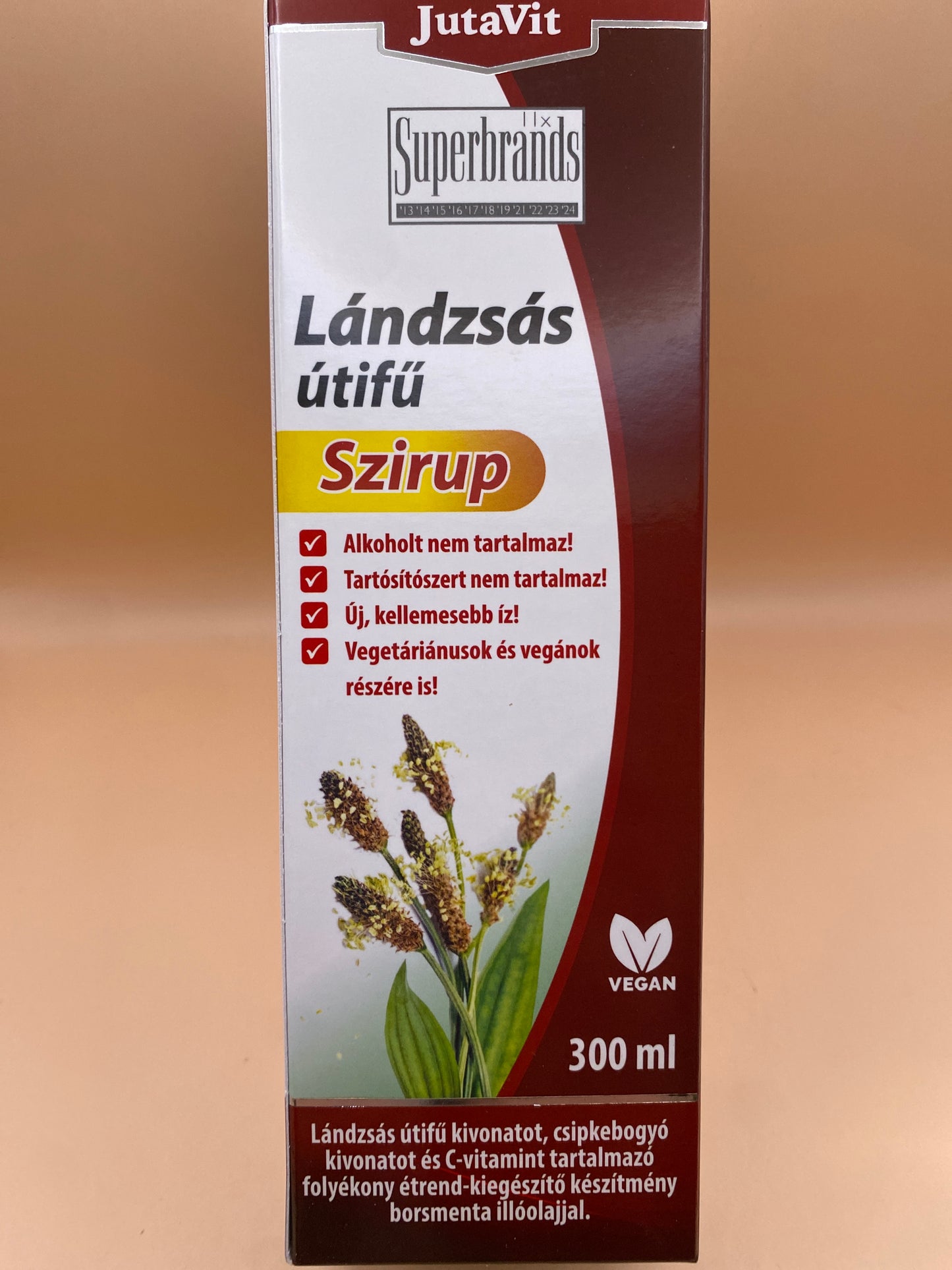 JutaVit Lándzsás útifű szirup 300ml