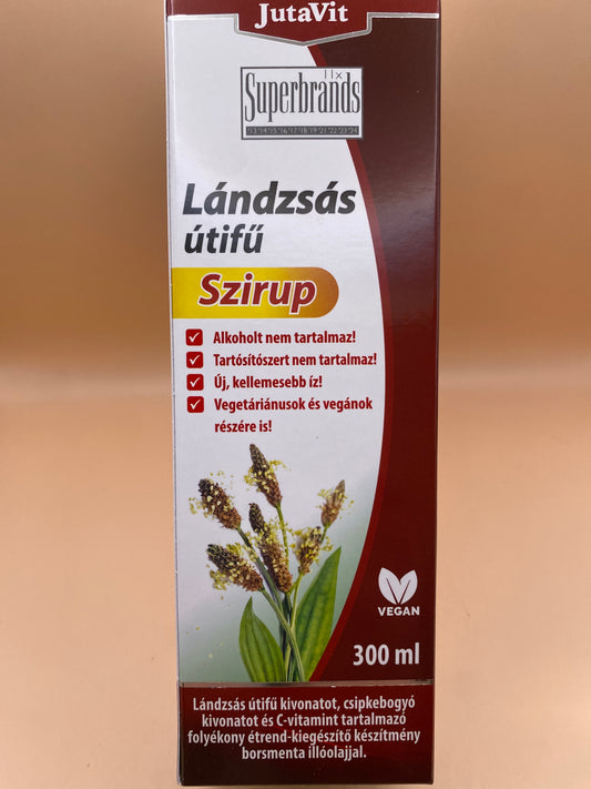 JutaVit Lándzsás útifű szirup 300ml