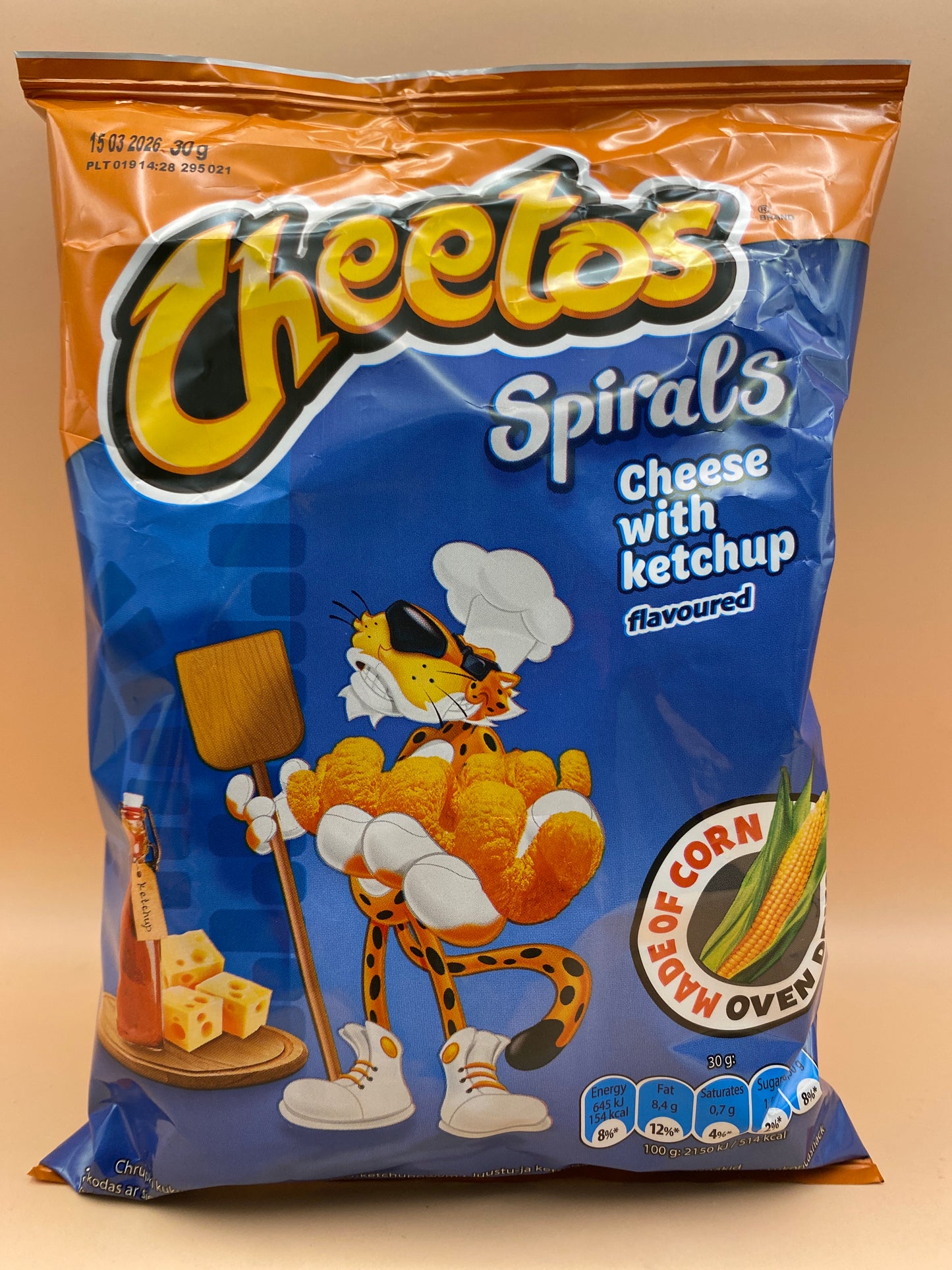 Cheetos Sajtos és ketchupos ízű kukoricasnack 30g