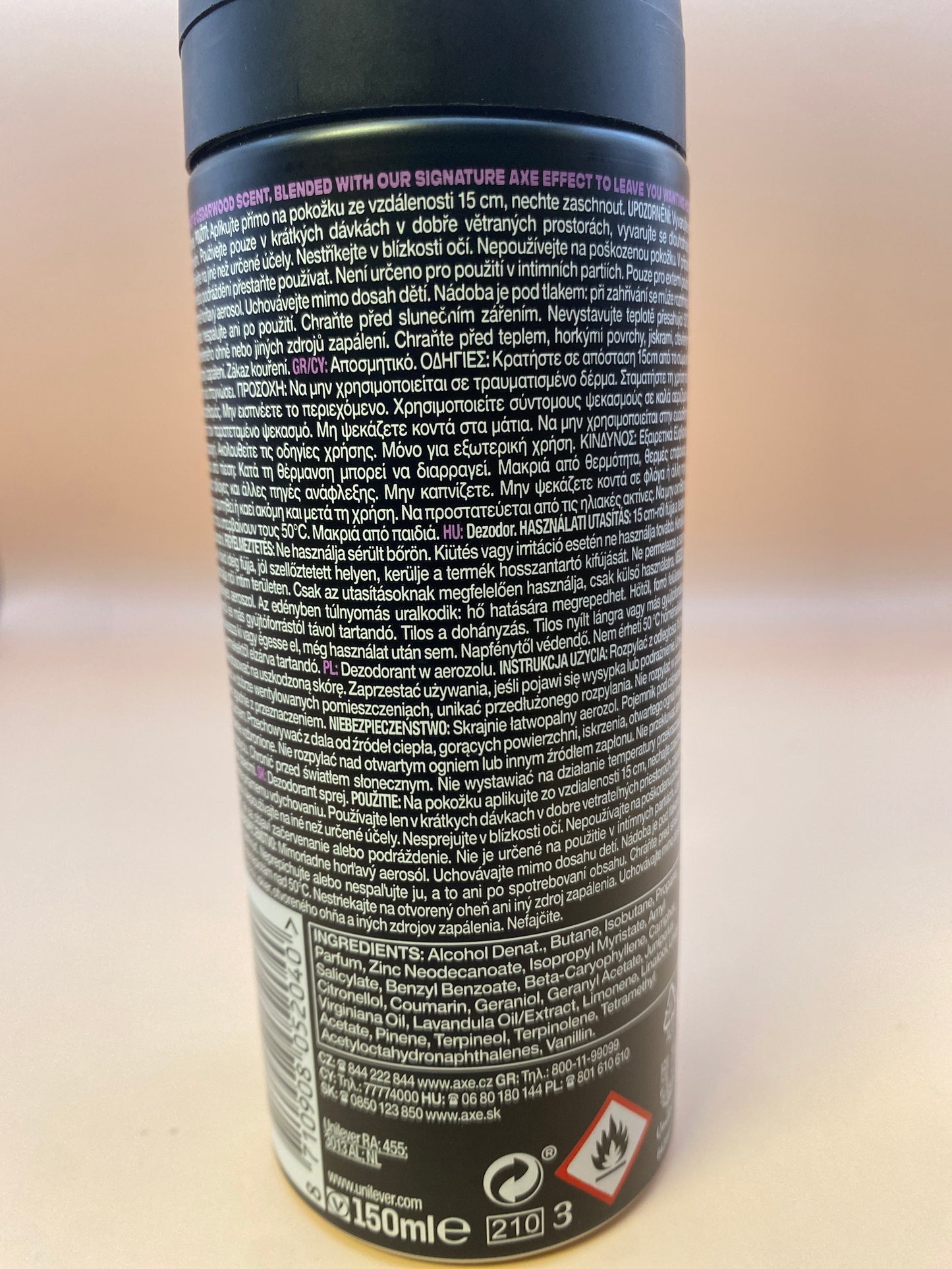 AXE Black Night férfi dezodor 150ml