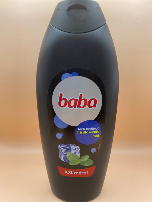 Baba Férfi tusfürdő 750 ml        Frissítő menta 2 in 1