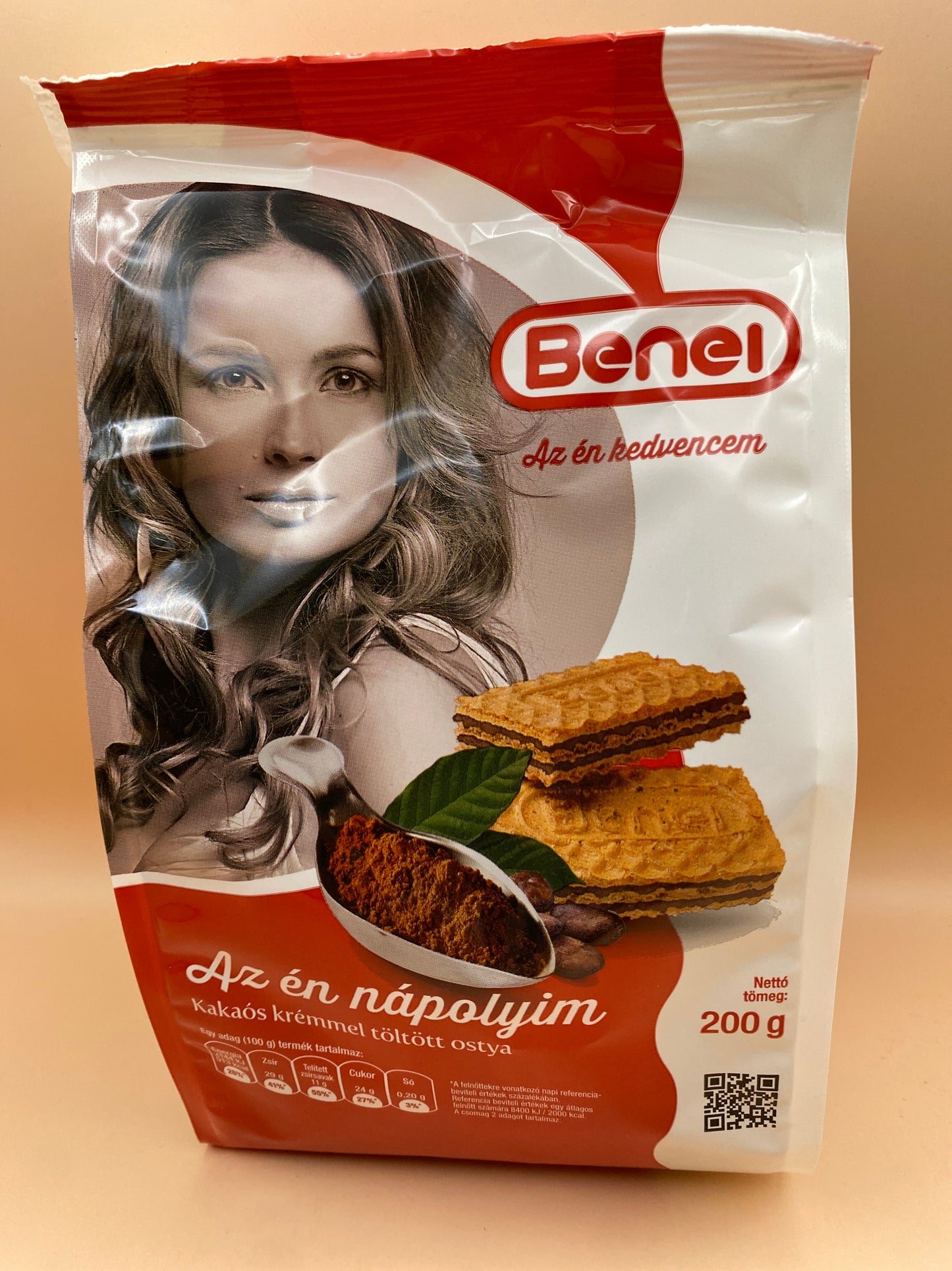 Benei Nápolyi Kakaós krémmel töltött ostya 200g