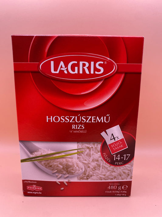 Lagris hosszúszemű rizs főzőtasakban 480g (4x120g)