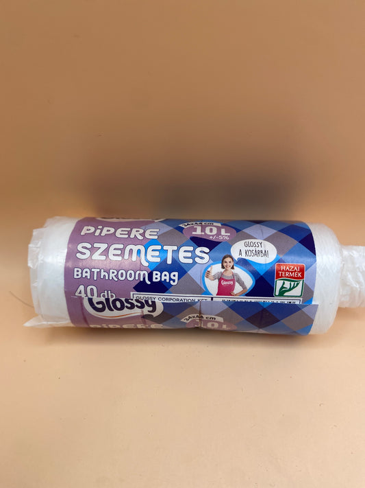 Glossy Pipere szemeteszsák             10 literes 40 darab