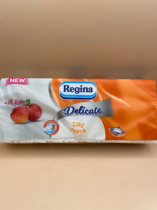 Regina Delicate papírzsebkendő  Peach 3 rétegű 90 darab