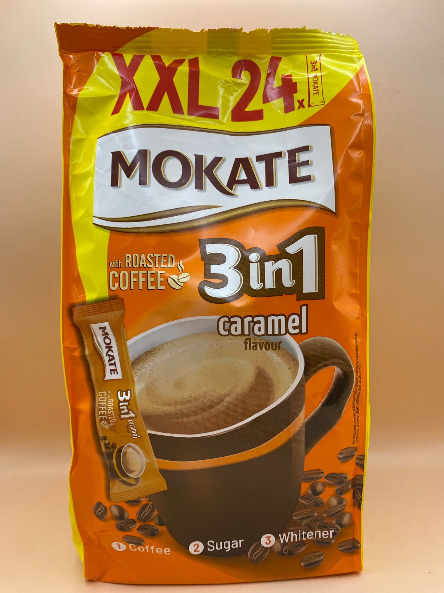 Mokate 3in1 caramel azonnal oldódó kávéspecialitás 408g