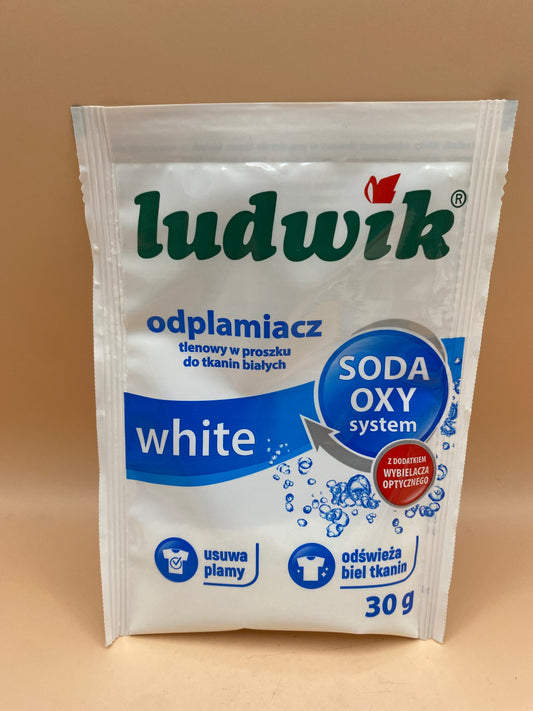 Ludwik White Folteltávolító por fehér ruhákhoz 30 g