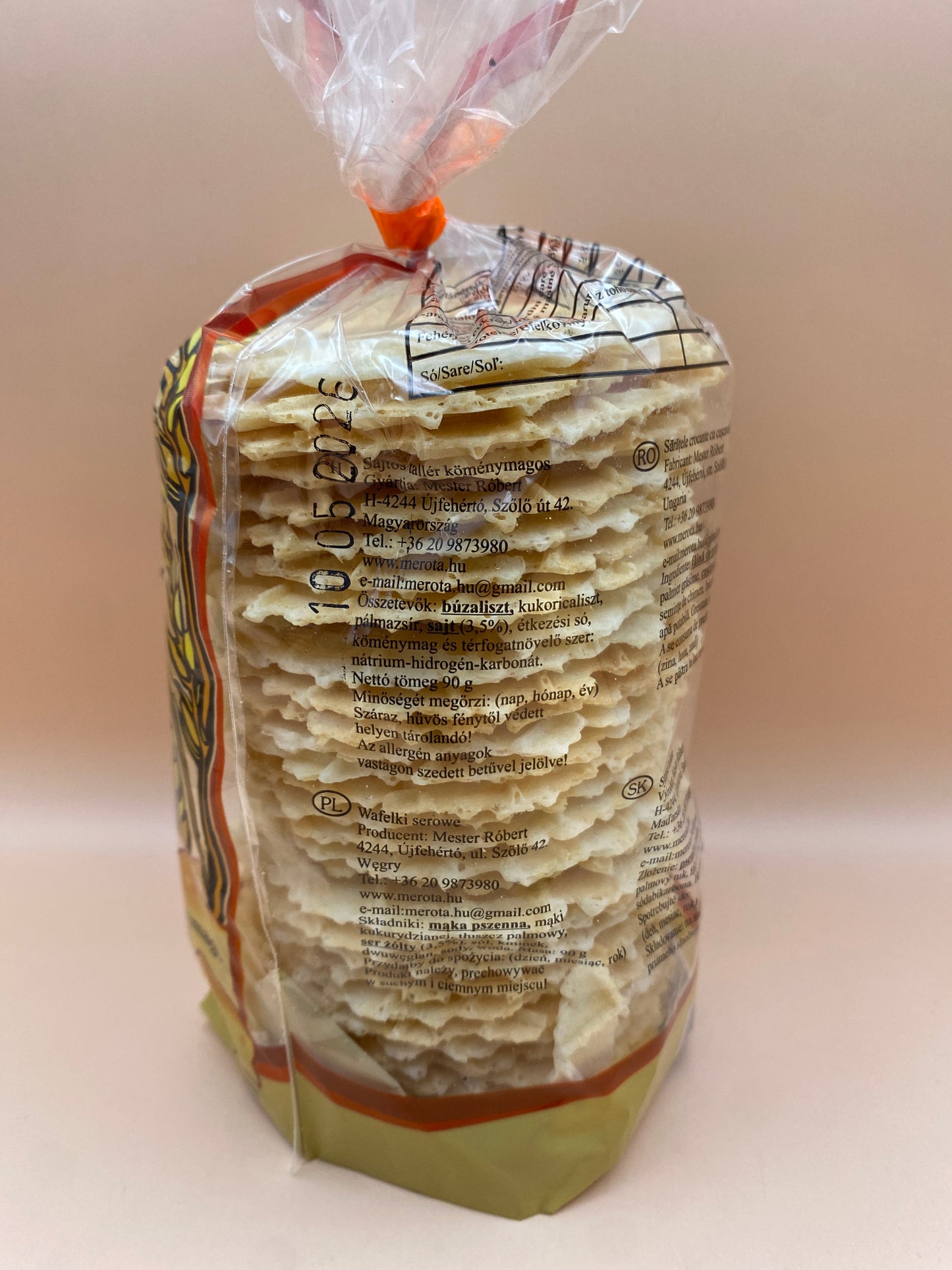 Mester Sajtos tallér - Köménymagos ízű 90g