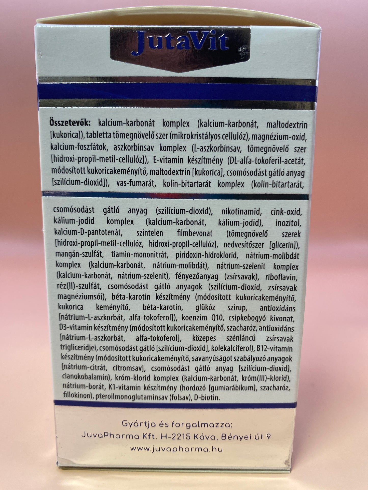 JutaVit Multivitamin Immuner Felnőtteknek 100 darab filmtabletta