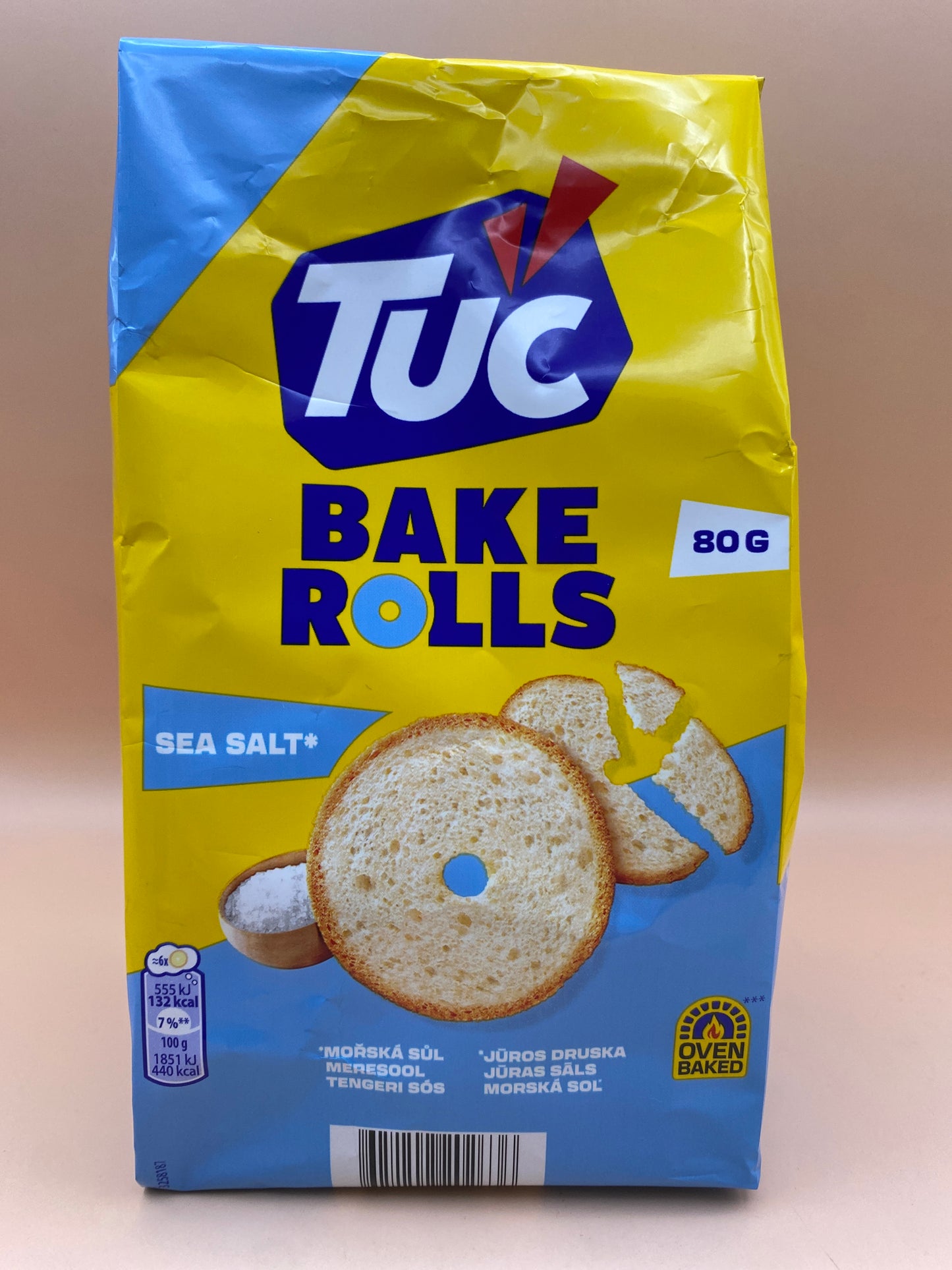 Tuc Bake Rolls Kétszersült tengeri sóval 80g