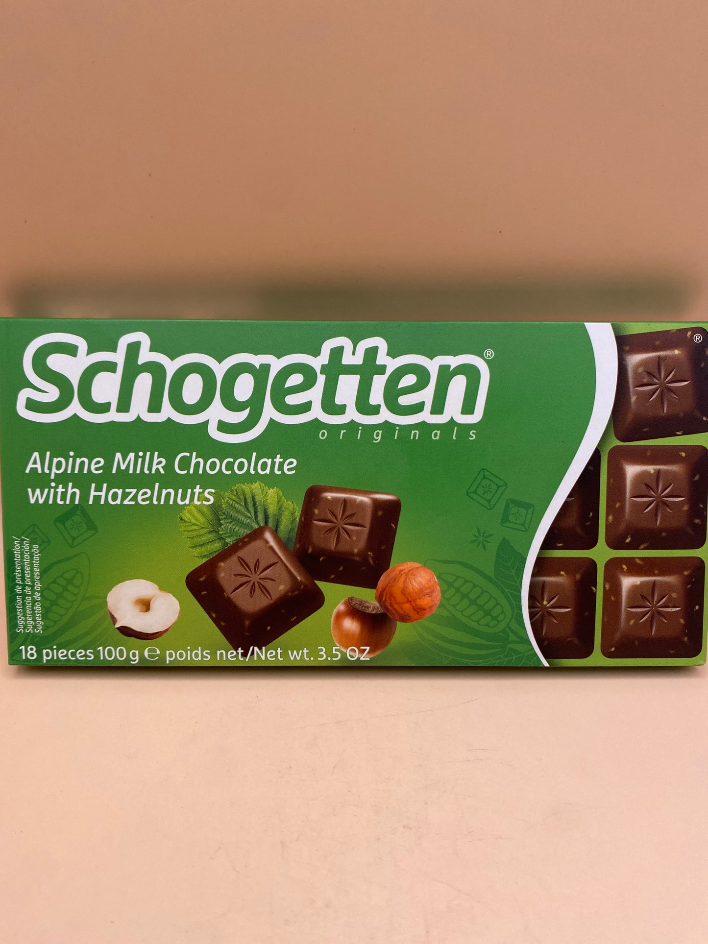Schogetten Tejcsokoládé 100g Mogyorós