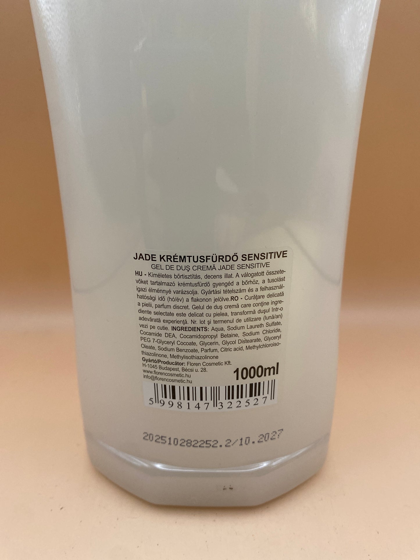 Jade Krémtusfürdő 1 liter             Sensitive