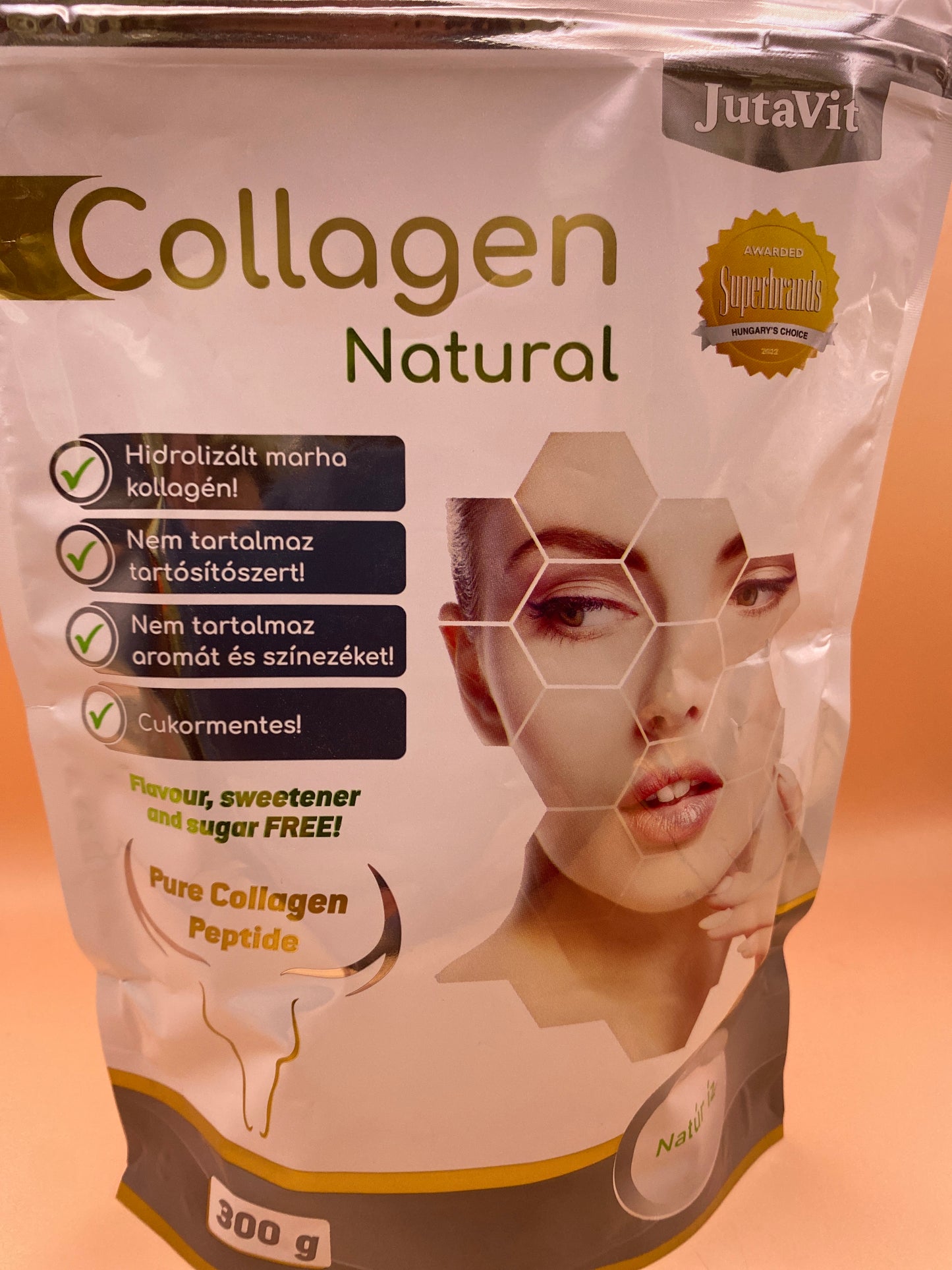 JutaVit Collagen Natural 300g Natúr íz