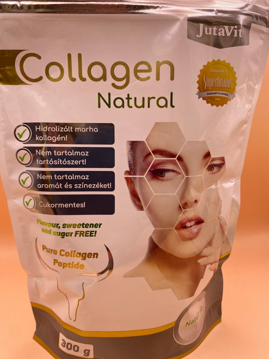 JutaVit Collagen Natural 300g Natúr íz