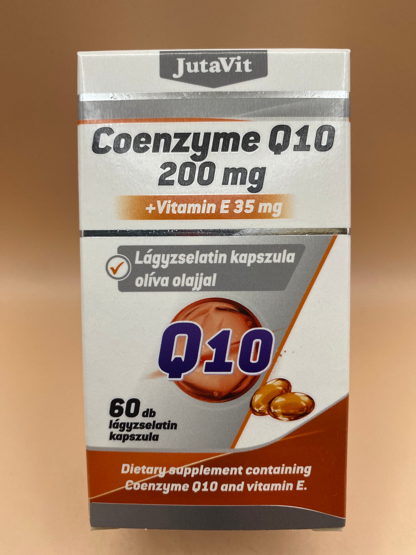 JutaVit Coenzyme Q10 200mg + vitamin E 35mg 60 darab lágyzselatin kapszula