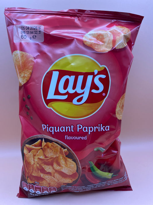 Lays Pikáns, paprikás ízű burgonyachips 60g