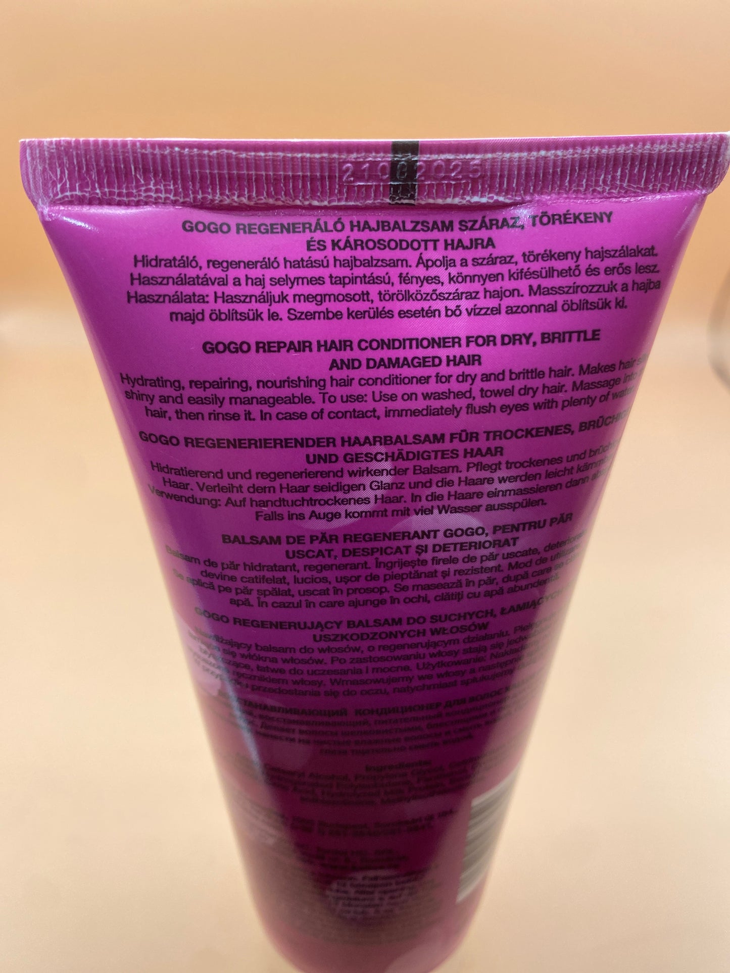 GoGo Regeneráló hajbalzsam száraz, törékeny hajra 200 ml