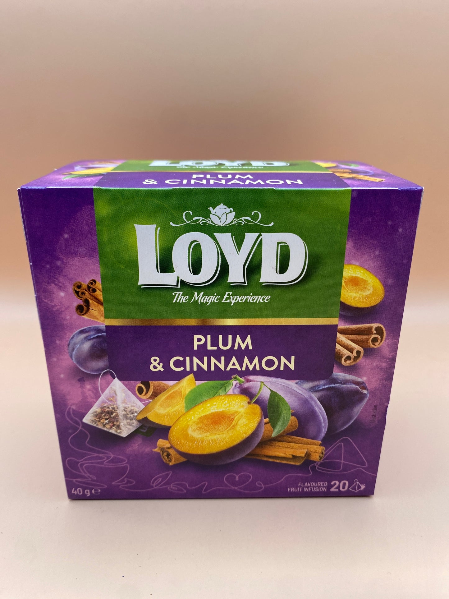 Loyd filteres gyümölcstea szilva és fahéj ízű 40g (20x2g)