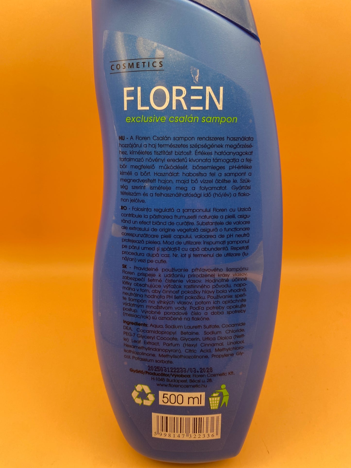 Floren Exclusive Csalán sampon       500 ml